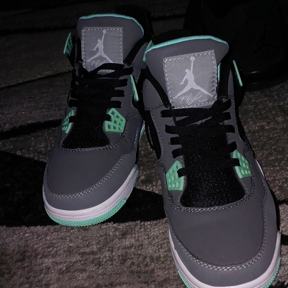 Jordan 4 Retro Green Glow Men's